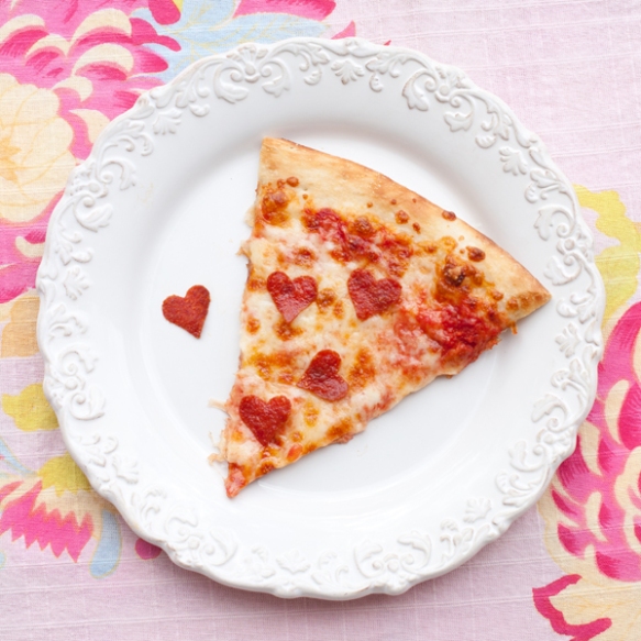 Valentine's Day - Valentine Pizza.